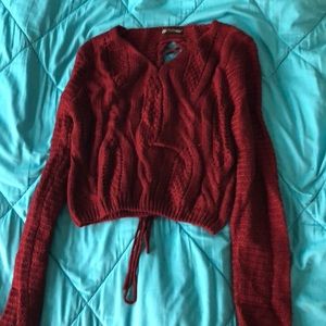 Cropped sweater